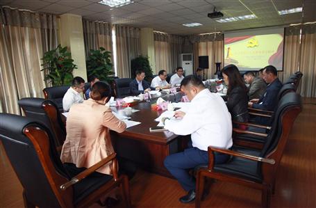 公司召開黨委中心組（擴(kuò)大）學(xué)習(xí)會議， 集中學(xué)習(xí)貫徹黨的十九大會議精神